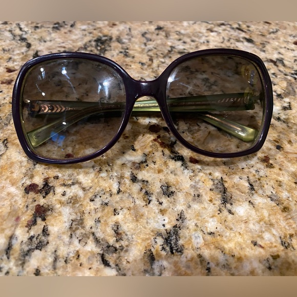 Kate Spade New York green and violet sunglasses